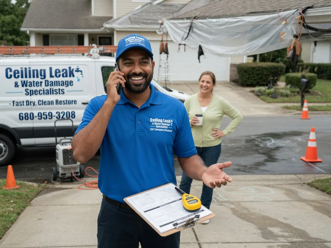Ceiling Leak Cleanup Claire City, SD FAQs